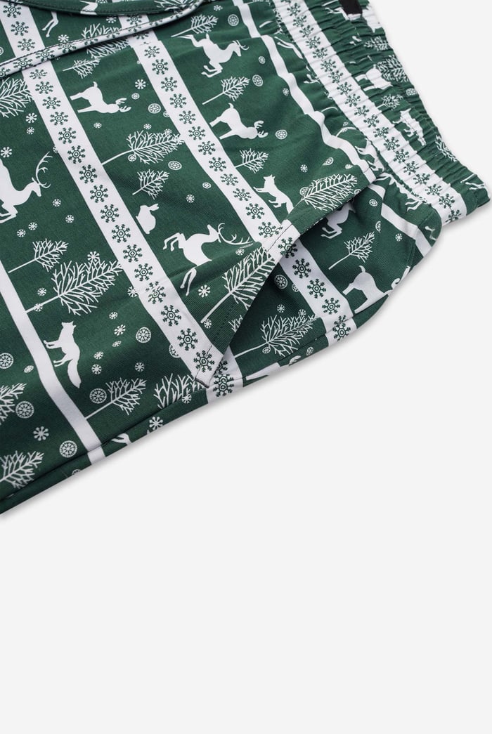 Mens Fairisle Print Christmas Trouser