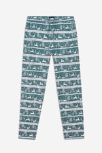 Mens Fairisle Print Christmas Pyjama Bottoms