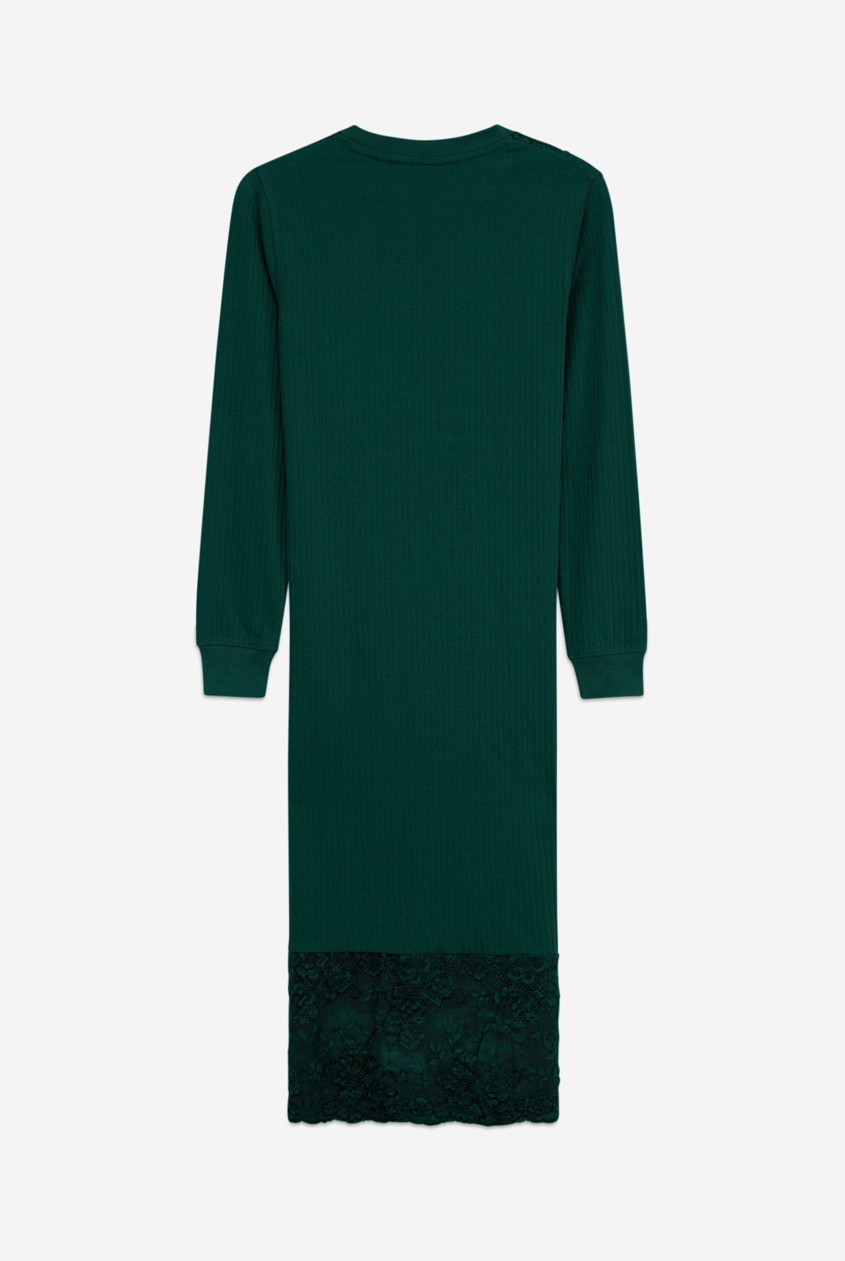 Lace Detail Long Sleeve Bodycon Dress