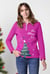 Womens Festive Half Zip Top