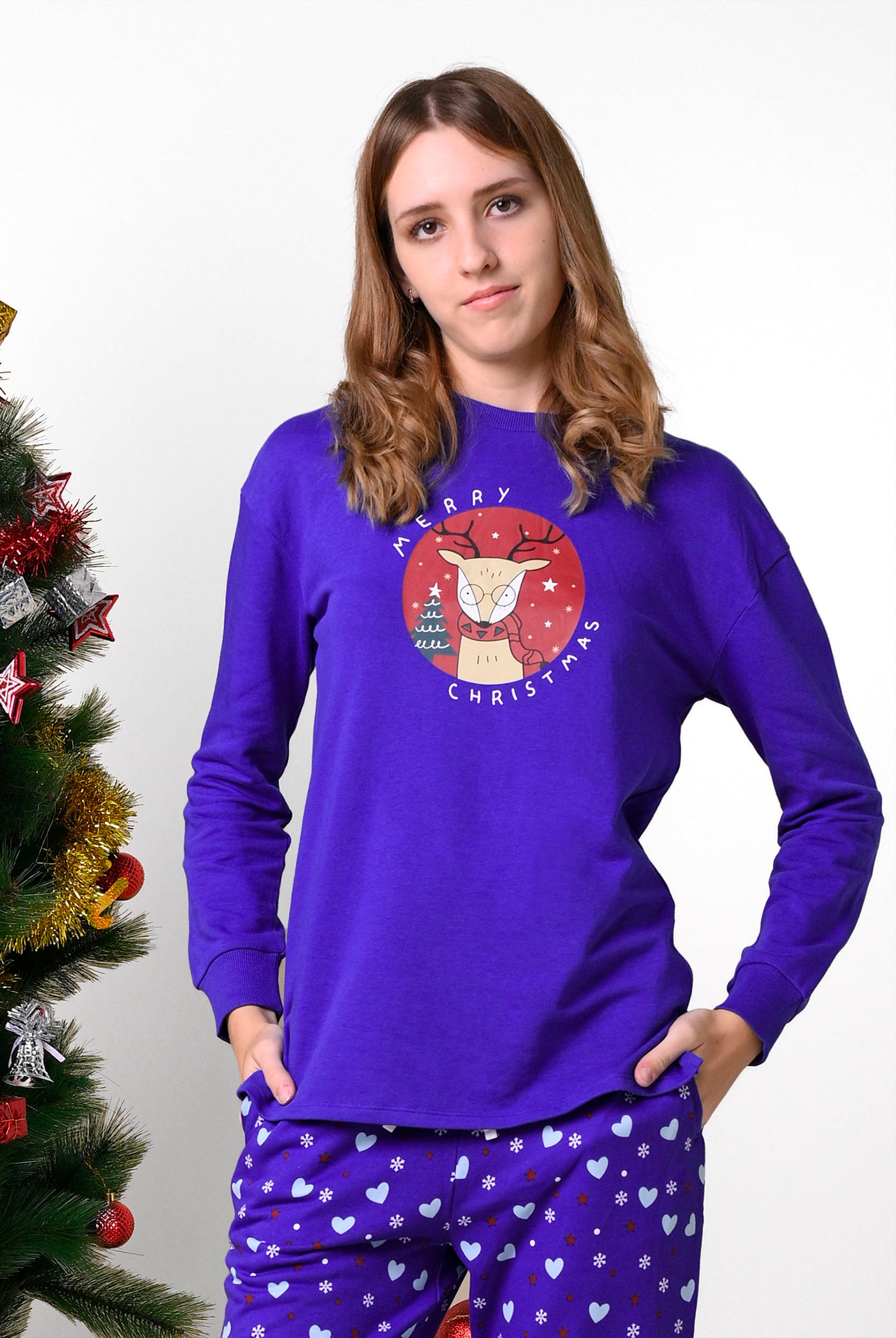 Women's Reindeer Christmas Sweatshirt