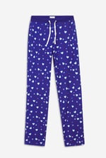 Women's Snow Heart Printed Pyjamas