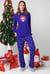 Womens Snow Heart Printed Pyjamas