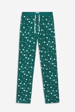 Women's Snow Heart Printed Pyjamas