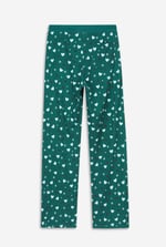 Women's Snow Heart Printed Pyjamas