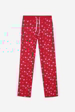 Women's Snow Heart Printed Pyjamas