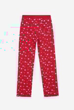 Women's Snow Heart Printed Pyjamas