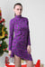 Womens Twist Knot Printed Bodycon Dress