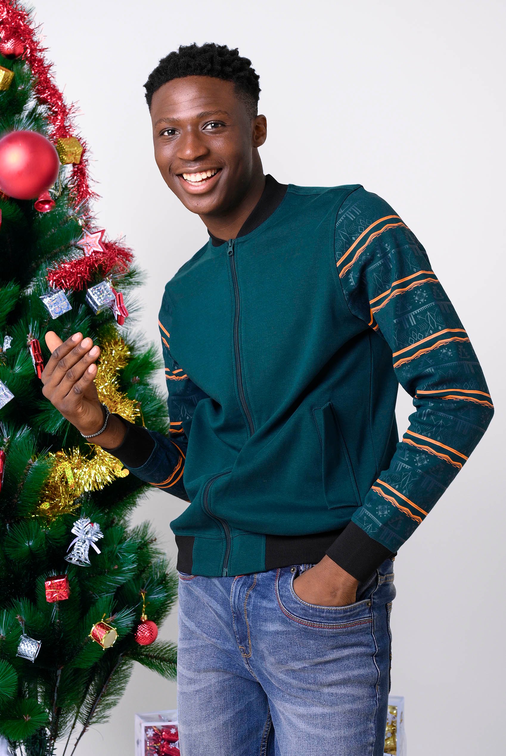 Mens Zip up Bomber Jacket