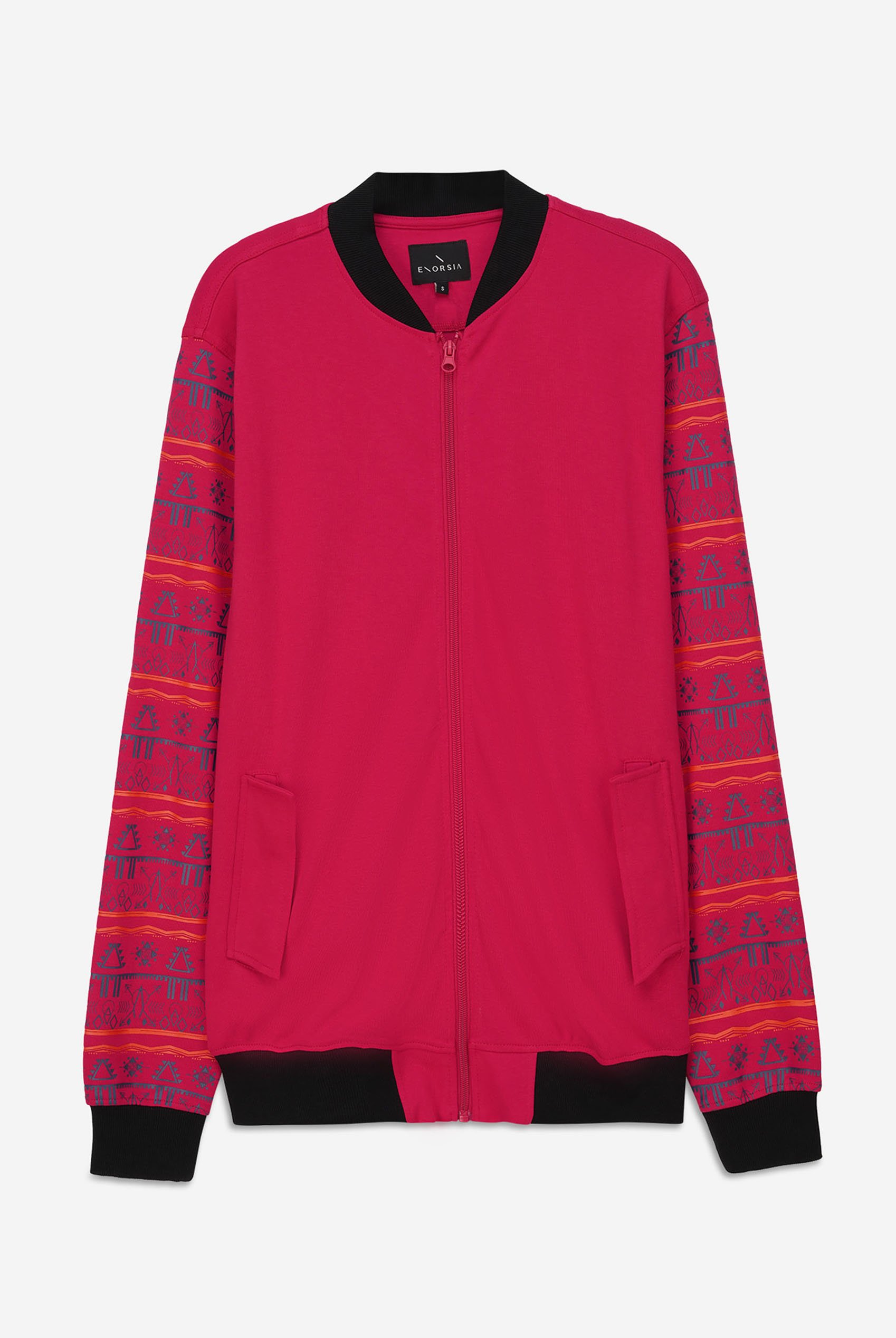 Mens  Zip Through Bomber Jacket