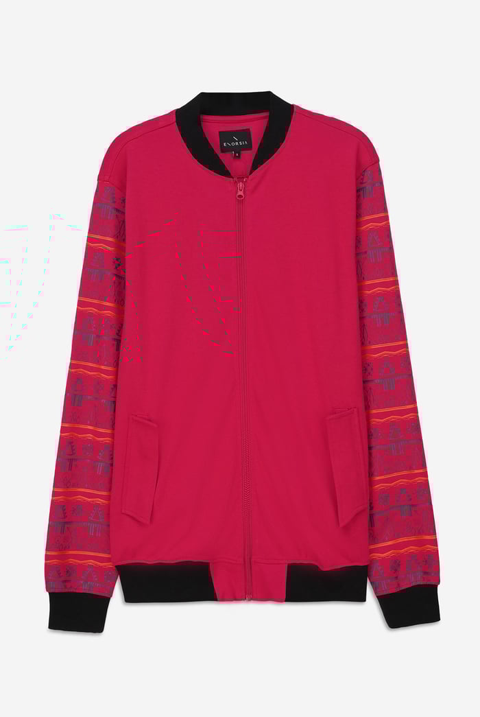 Mens  Zip Through Bomber Jacket