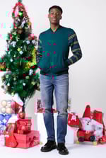 Mens Zip up Bomber Jacket