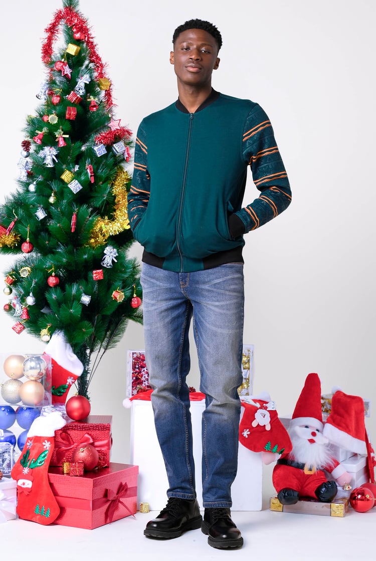 Mens Zip up Bomber Jacket