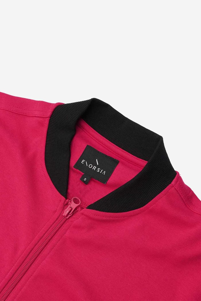 Mens  Zip Through Bomber Jacket