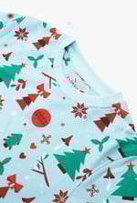 Womens Christmas Print Crew Neck Sweatshirt