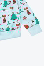 Womens Christmas Print Crew Neck Sweatshirt