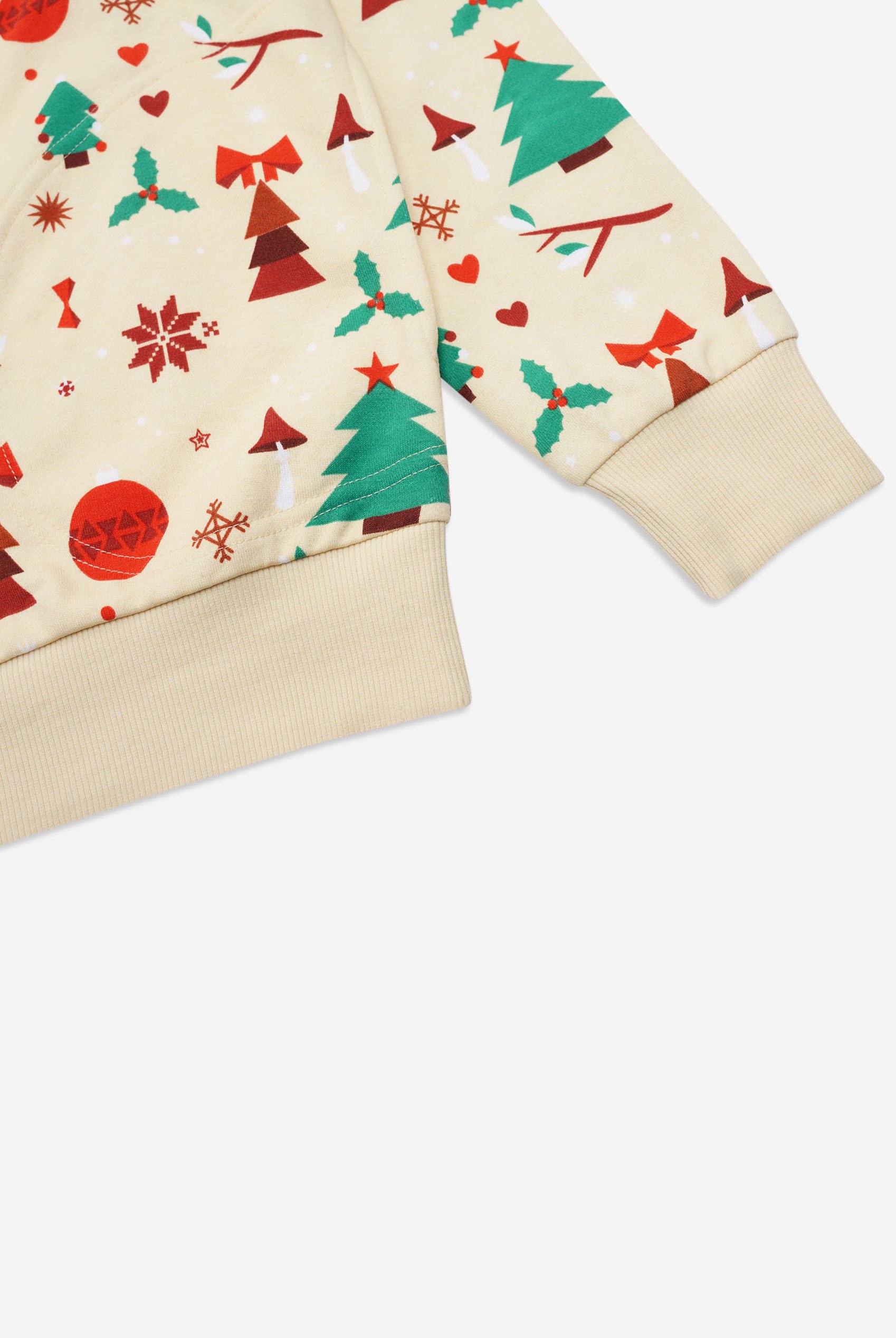 Womens Christmas Print Crew Neck Sweatshirt