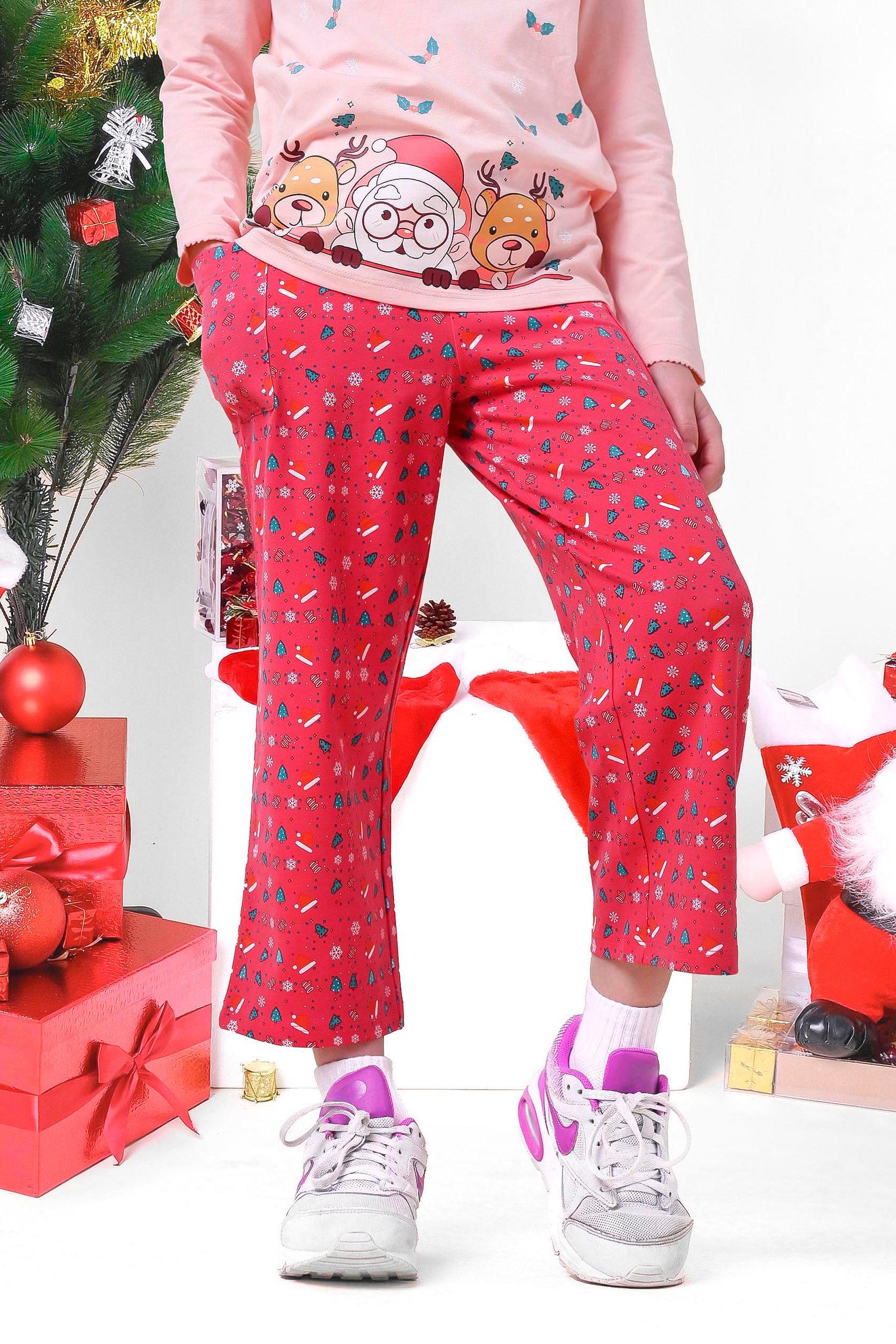 Girls Christmas Pyjama Bottoms (12/18mths-7yrs)
