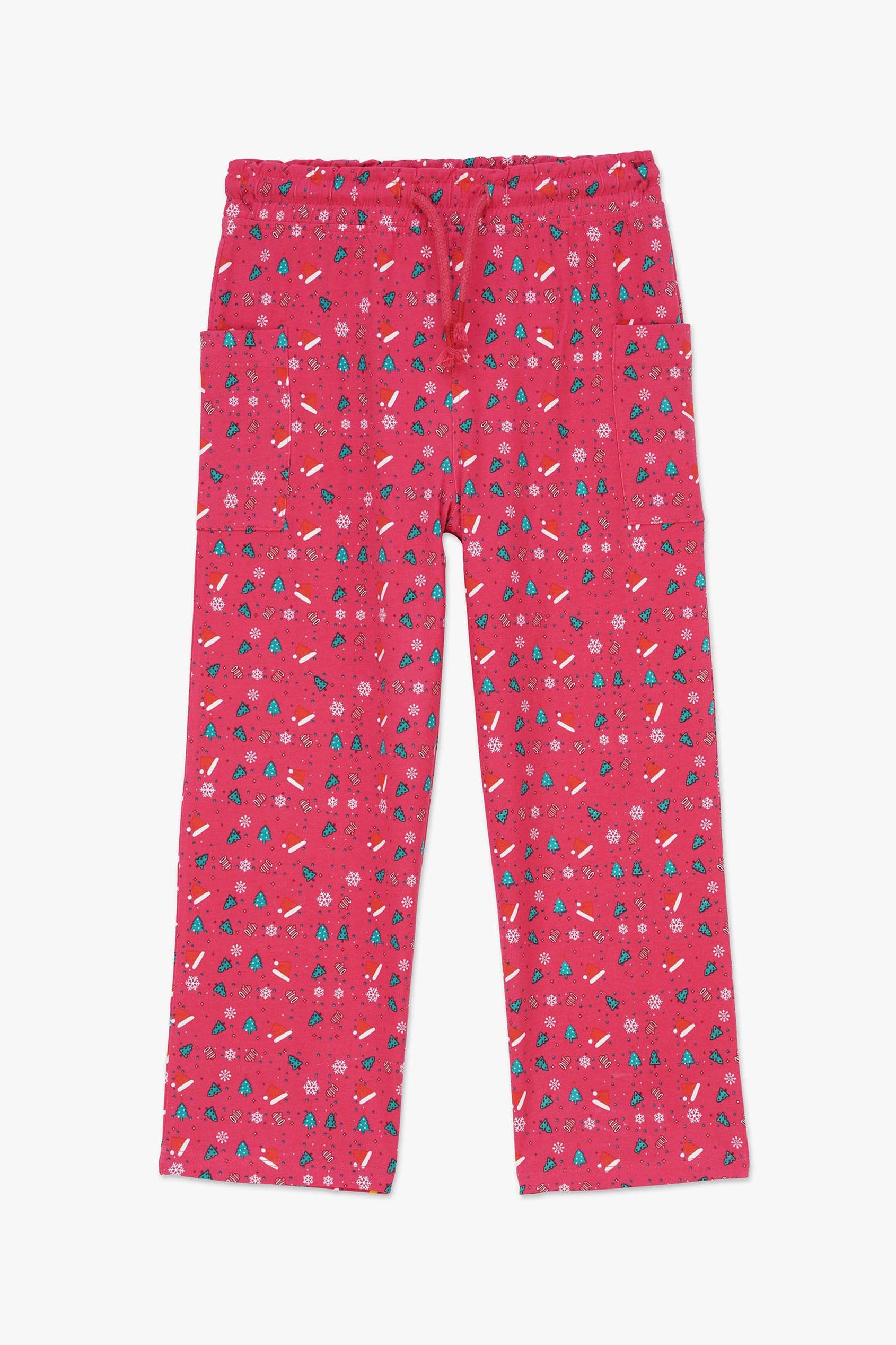 Girls Christmas Pyjama Bottoms (12/18mths-7yrs)