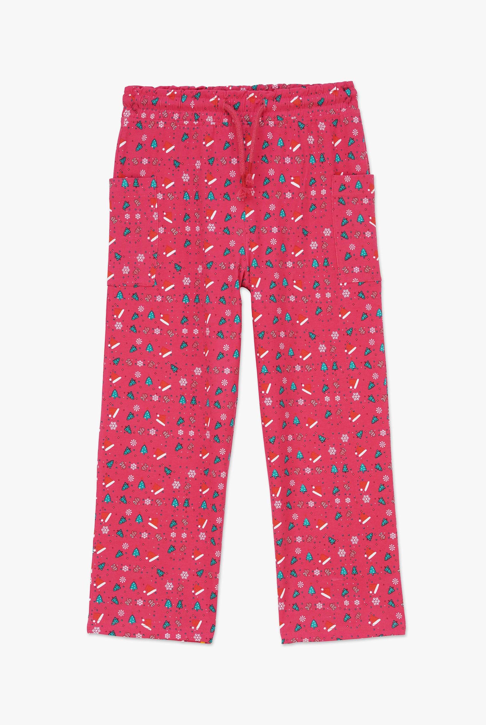 Girls Christmas Pyjama Bottoms (12/18mths-7yrs)