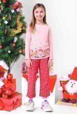 Girls Christmas Pyjama Bottoms (12/18mths-7yrs)