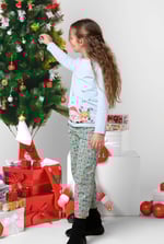 Girls Christmas Pyjama Bottoms (12/18mths-7yrs)