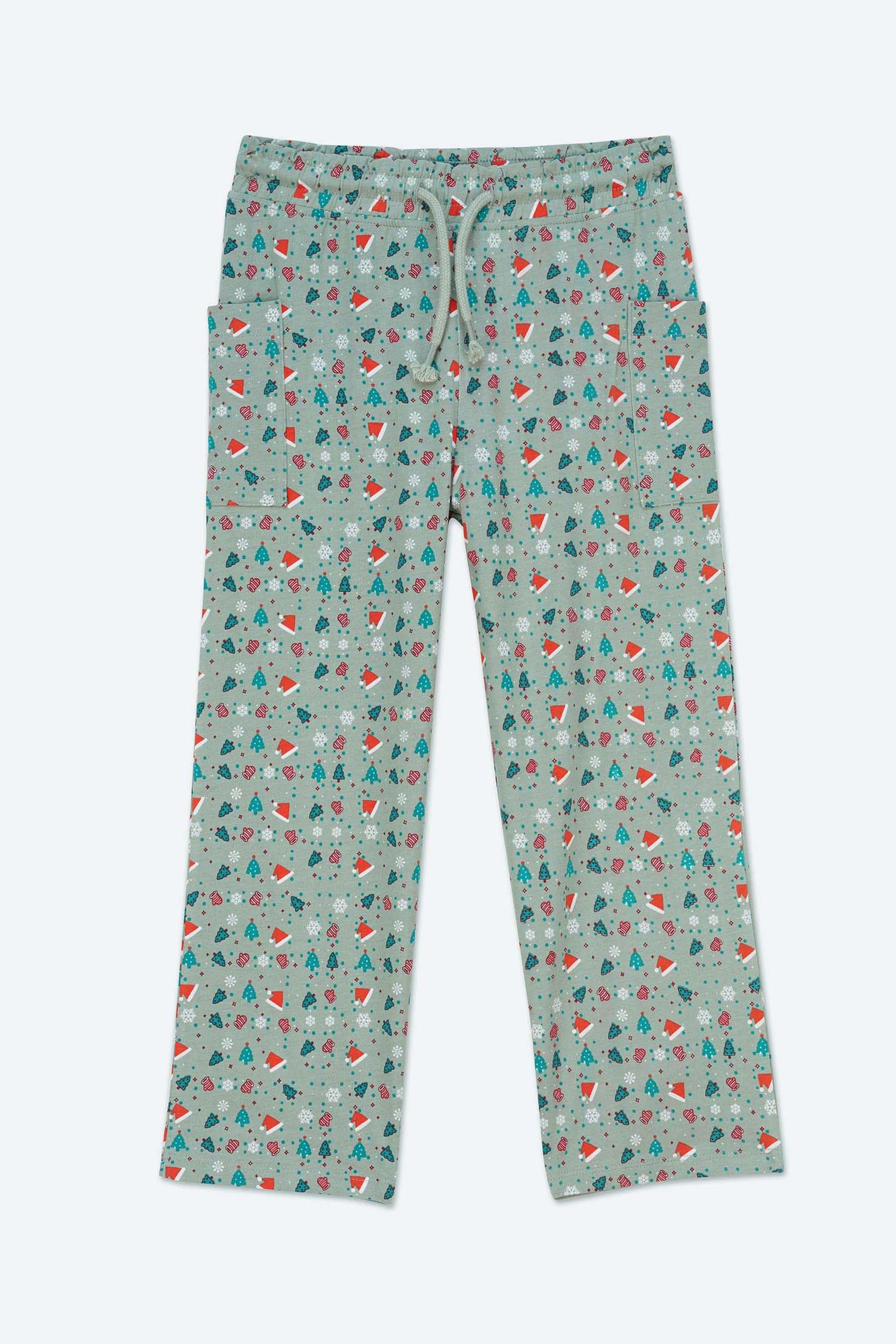 Girls Christmas Pyjama Bottoms (12/18mths-7yrs)