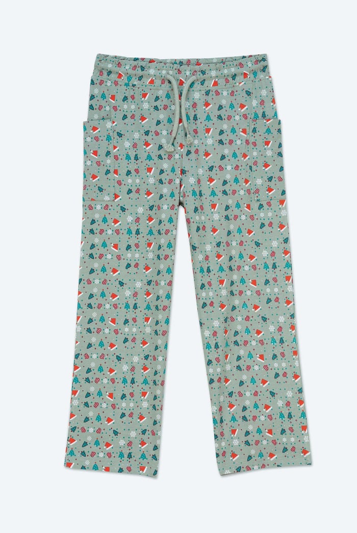 Santa Hat Print Trouser (12/18mths- 7yrs)