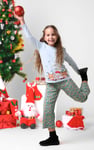 Girls Christmas Pyjama Bottoms (12/18mths-7yrs)