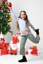 Girls Christmas Pyjama Bottoms (12/18mths-7yrs)