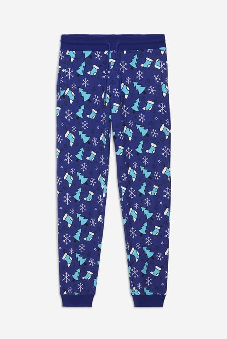 Christmas Mens Blue Pyjama Bottoms