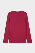 Womens Festive Half Zip Top