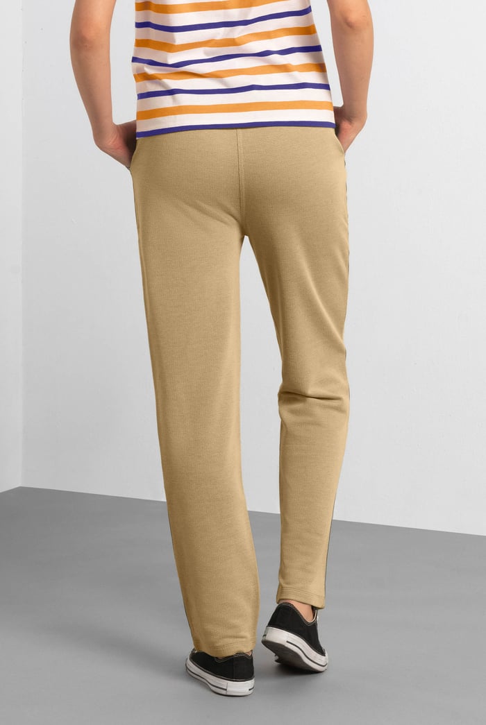 Design Terry Trousers With Reflective Tape Detailing