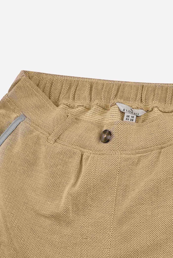 Design Terry Trousers With Reflective Tape Detailing
