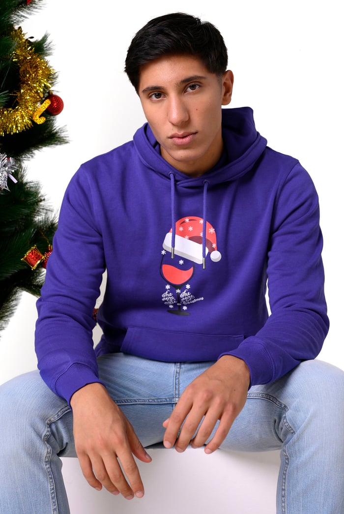 Mens Christmas Graphic Hoodie