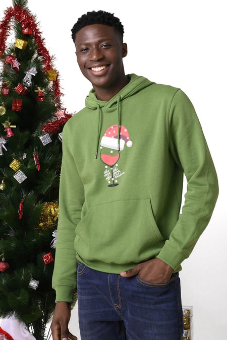Mens Christmas Graphic Hoodie