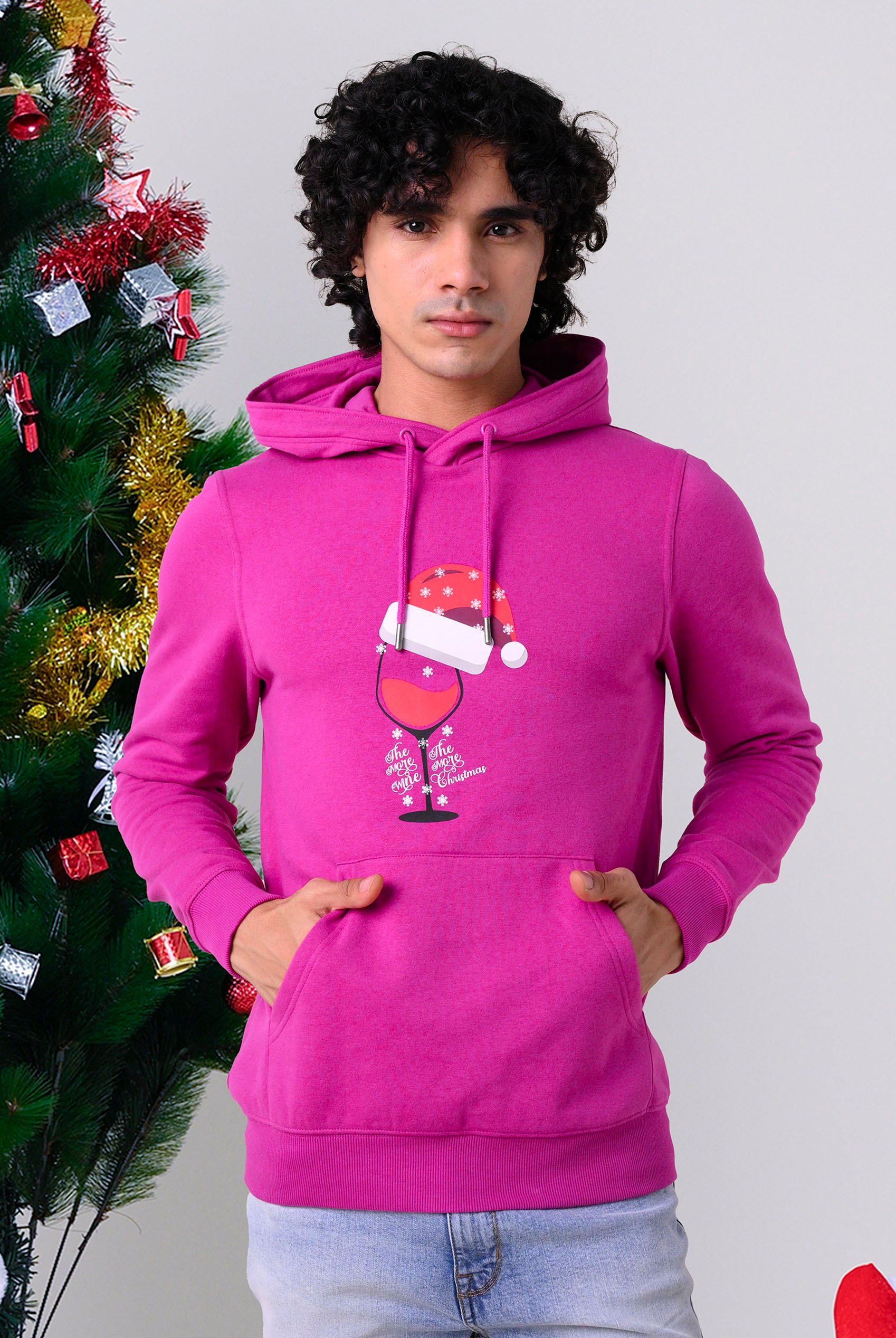 Mens Christmas Graphic Hoodie