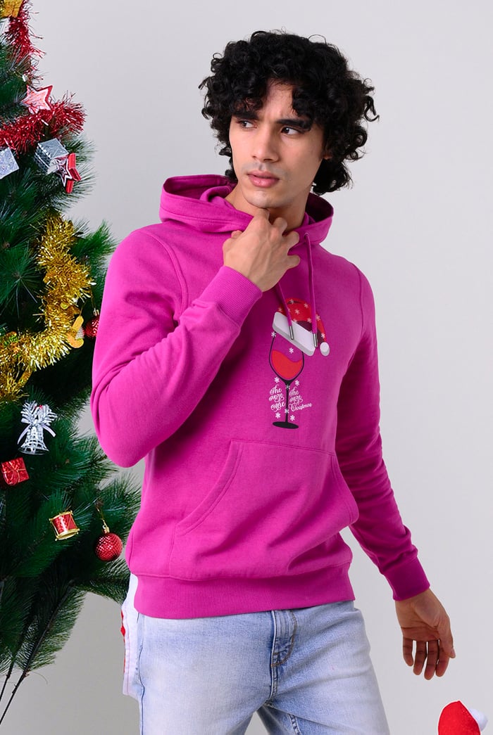 Mens Christmas Graphic Hoodie