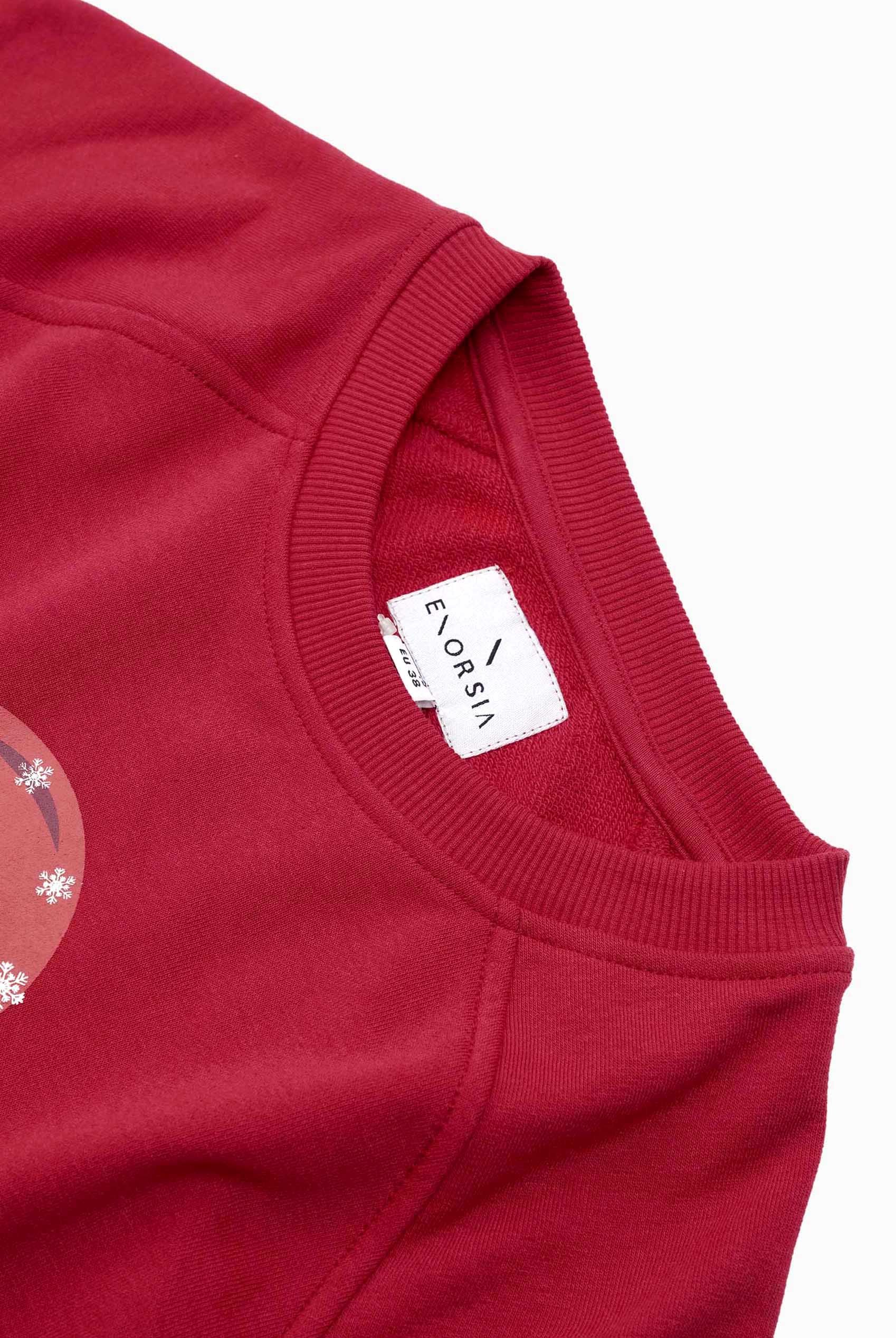 Women’s Santa Hat Tie-Front Christmas Pullover