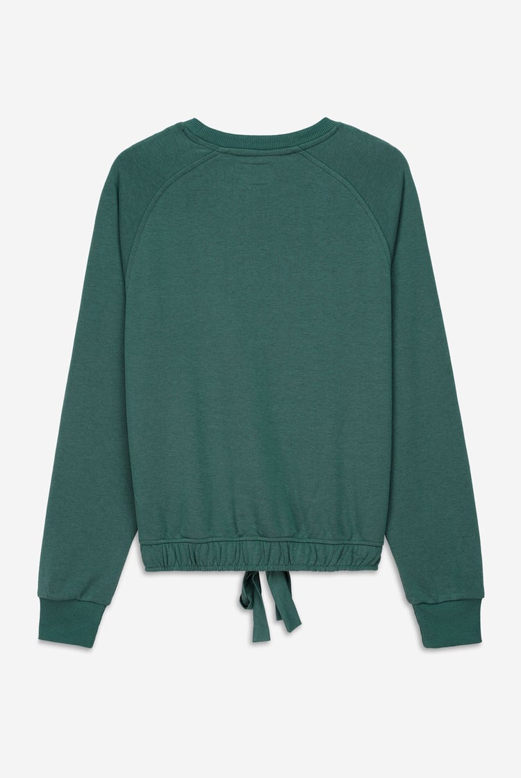 Women’s Santa Hat Tie-Front Christmas Pullover