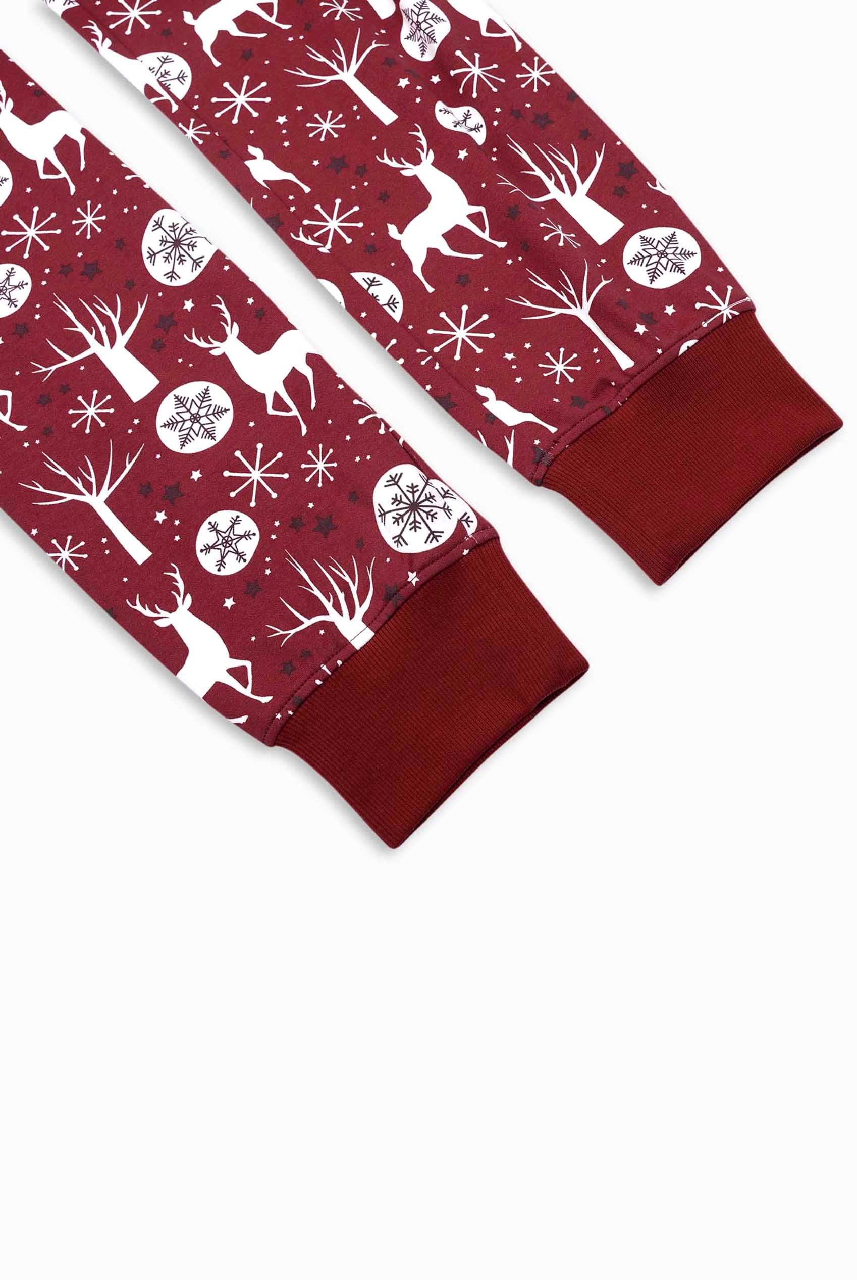 Womens Festive Print Joggers