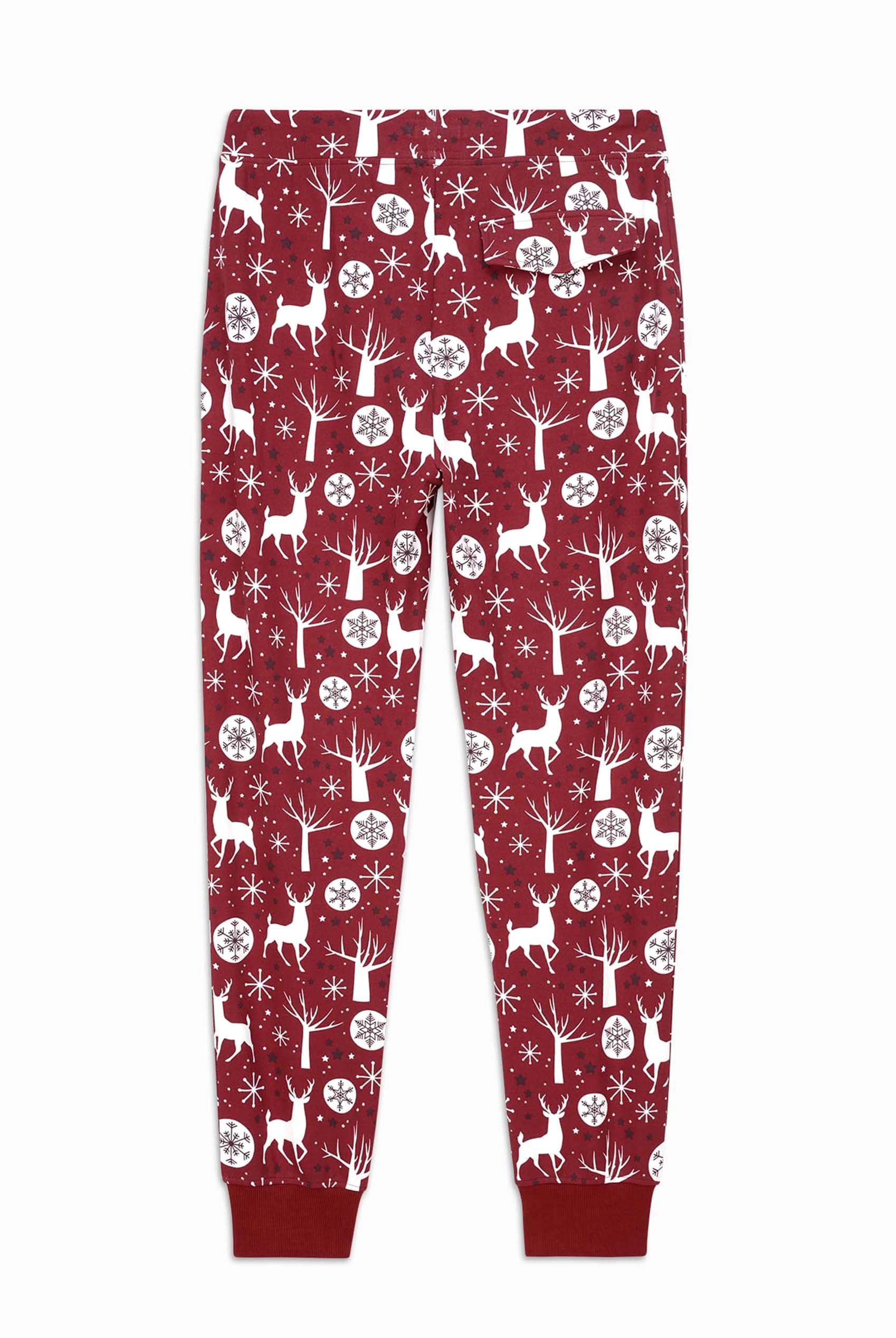 Womens Festive Print Joggers