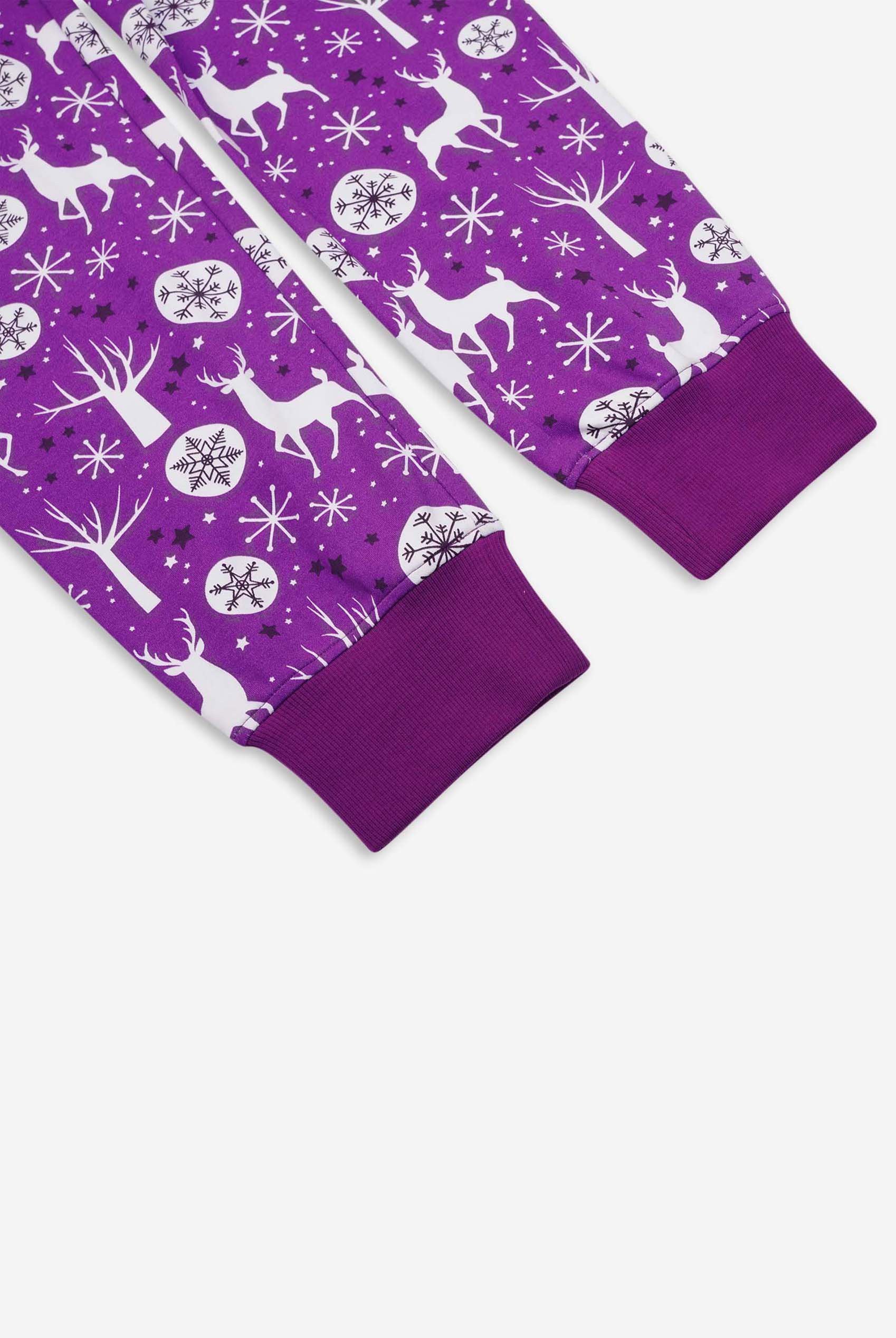 Womens Festive Print Joggers