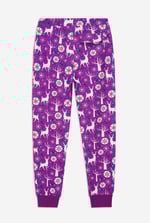 Womens Festive Print Joggers