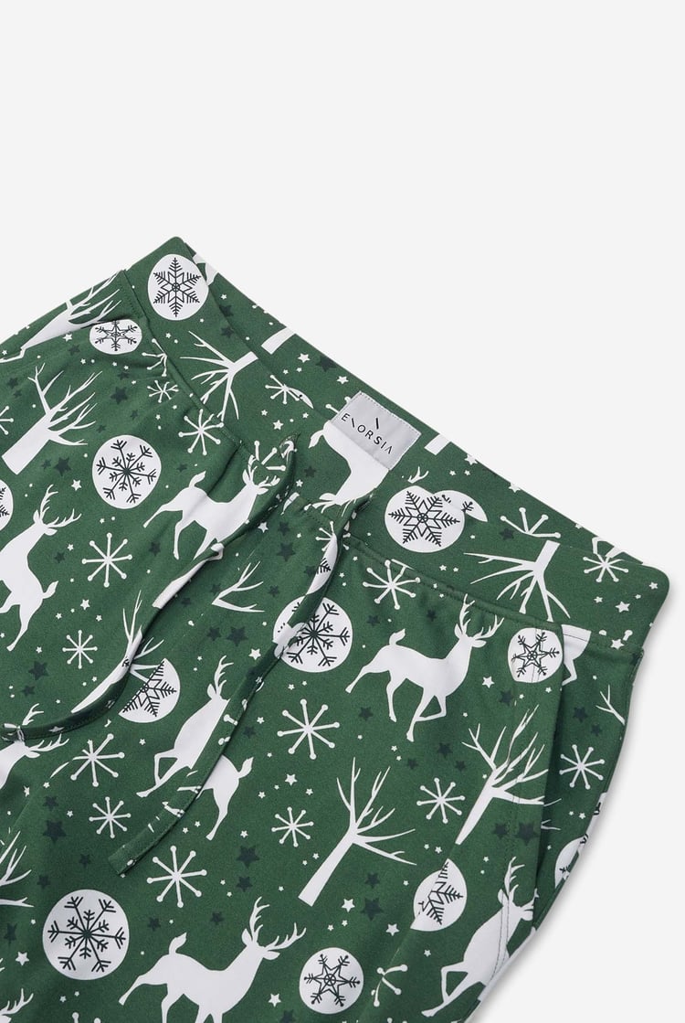 Womens Festive Print Joggers