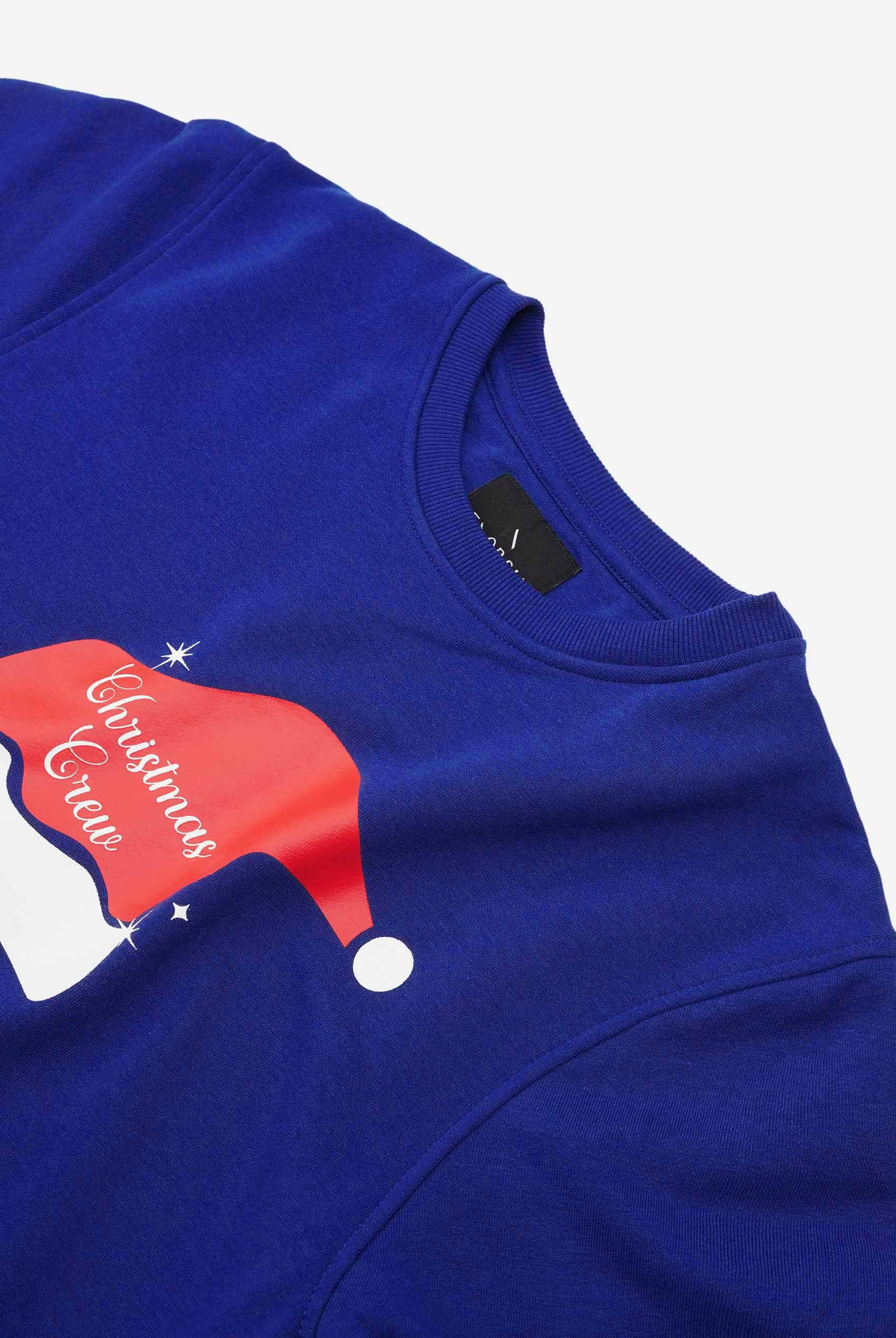 Mens Christmas Santa Print Sweatshirt