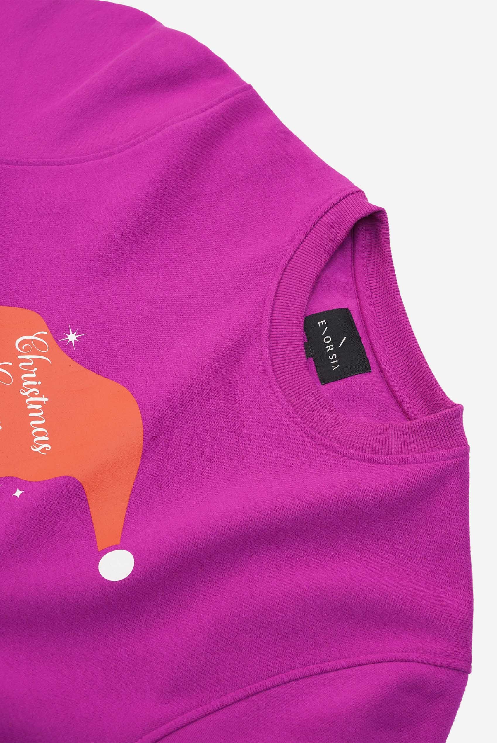 Mens Christmas Santa Print Sweatshirt