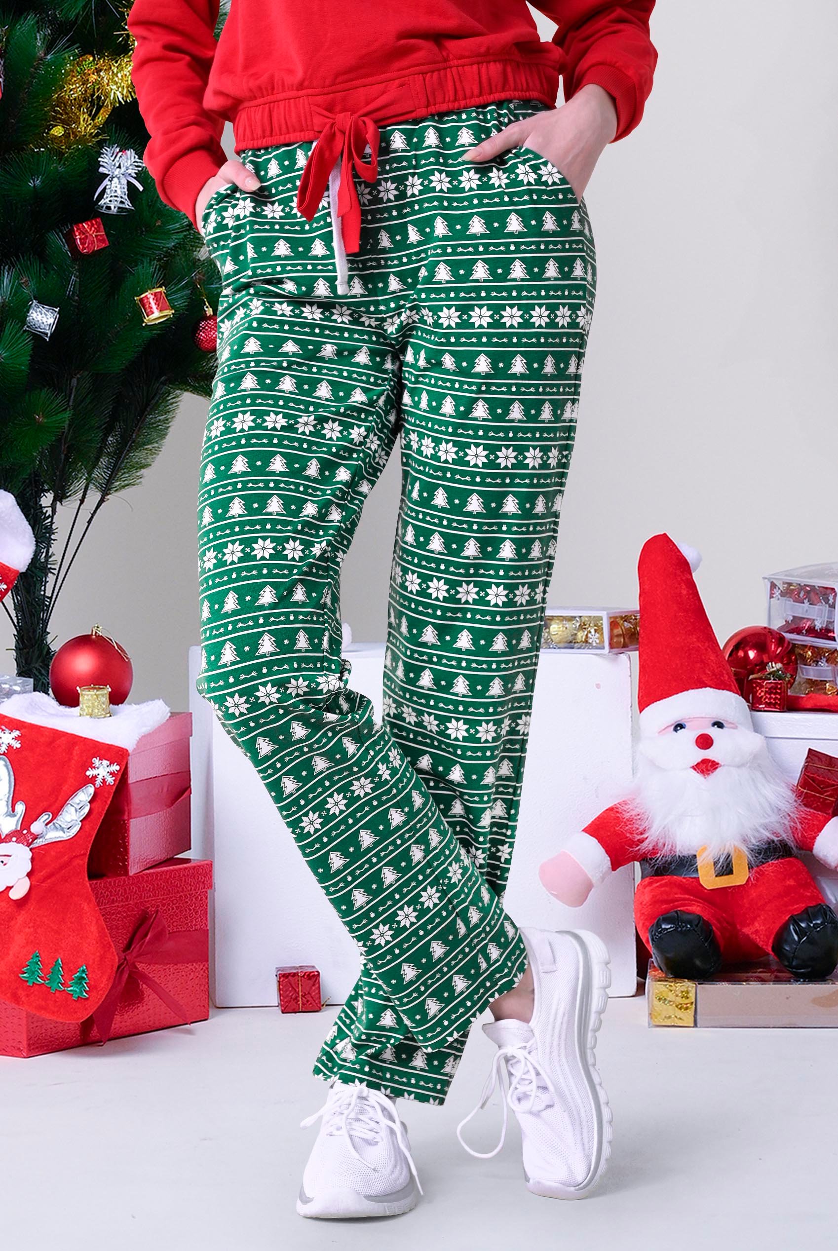 Womens Fair Isle Print Trouser