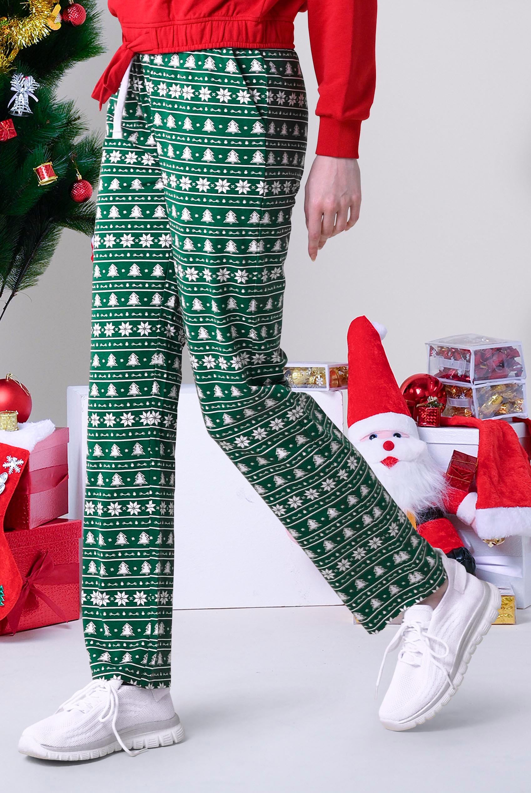 Womens Fair Isle Print Trouser