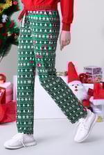 Womens Fair Isle Print Trouser